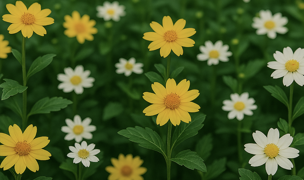 お花畑の画像