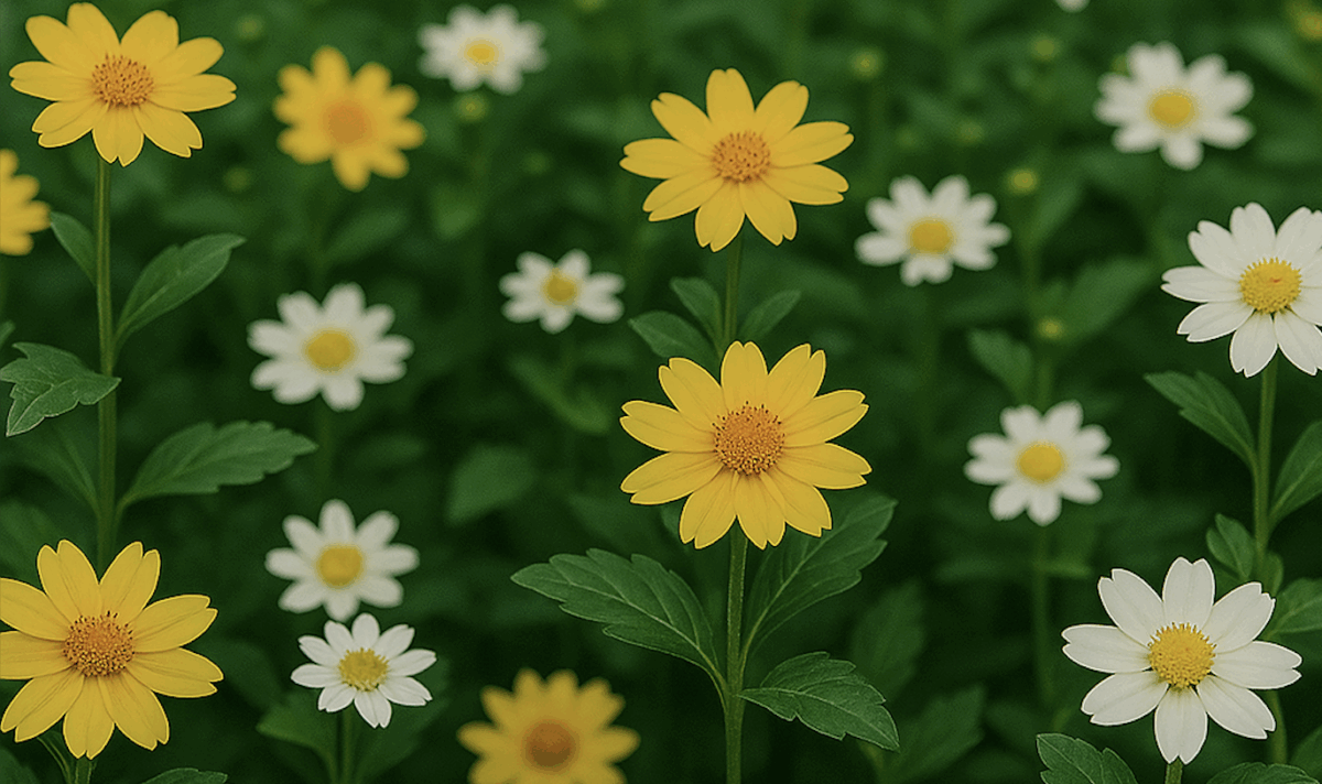 お花畑の画像